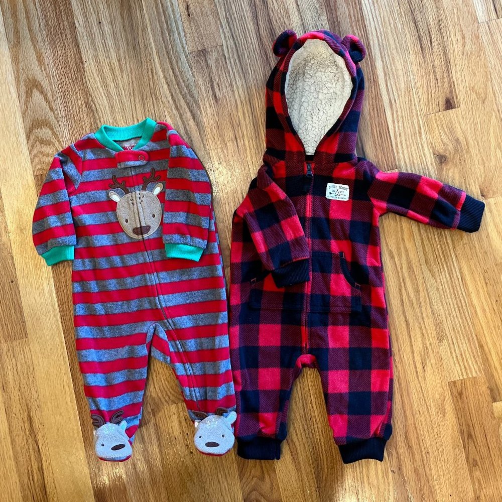 Carters Boys Holiday or Winter Fleece Set (3 months)